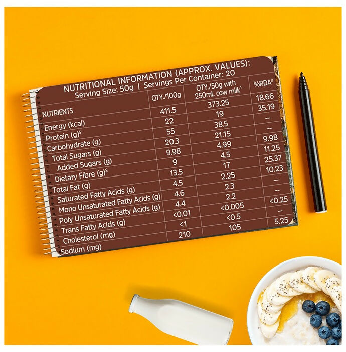 MuscleBlaze Fit High Protein Muesli - Dark Chocolate & Cranberry - Distacart