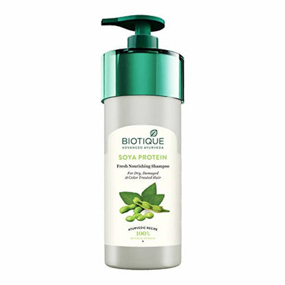 Biotique Advanced Ayurveda Bio Soya Protein Fresh Nourishing Shampoo