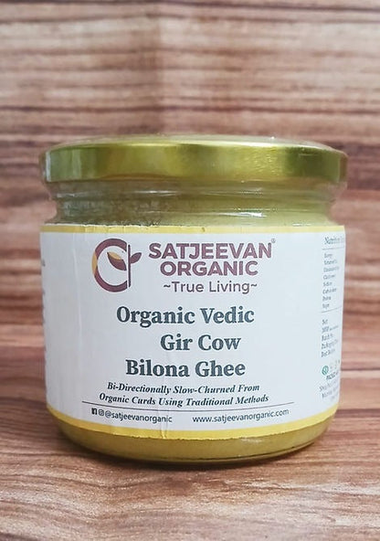 Satjeevan A2 Gir Cow Bilona Ghee | Pure A2 Gir Cow Bilona Ghee | 100% Gir Cow Ghee | Traditional Cow Ghee