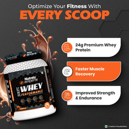 Patanjali Nutrela Sports Whey Performance (Choc-irish)