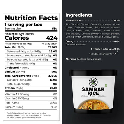 The Taste Company Sambar Rice - Distacart