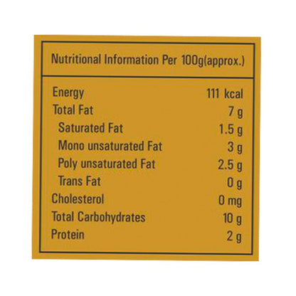 Priya Biryani Masala Paste Nutriyion facts