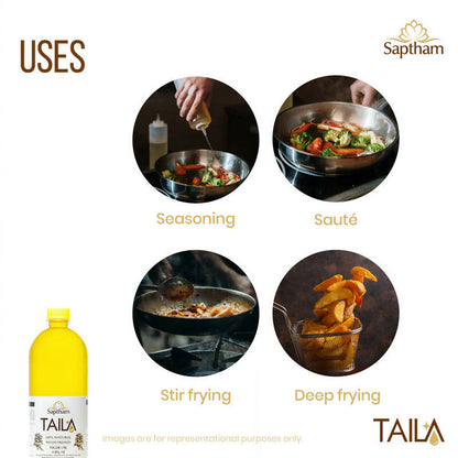 Saptham Taila 100% Wood Pressed Niger Oil - Distacart