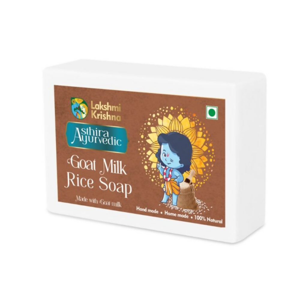 Lakshmi Krishna Rice Goat Milk Soap - Distacart