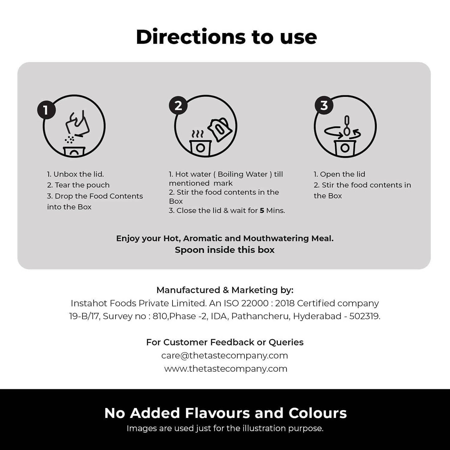 The Taste Company Sambar Rice - Distacart