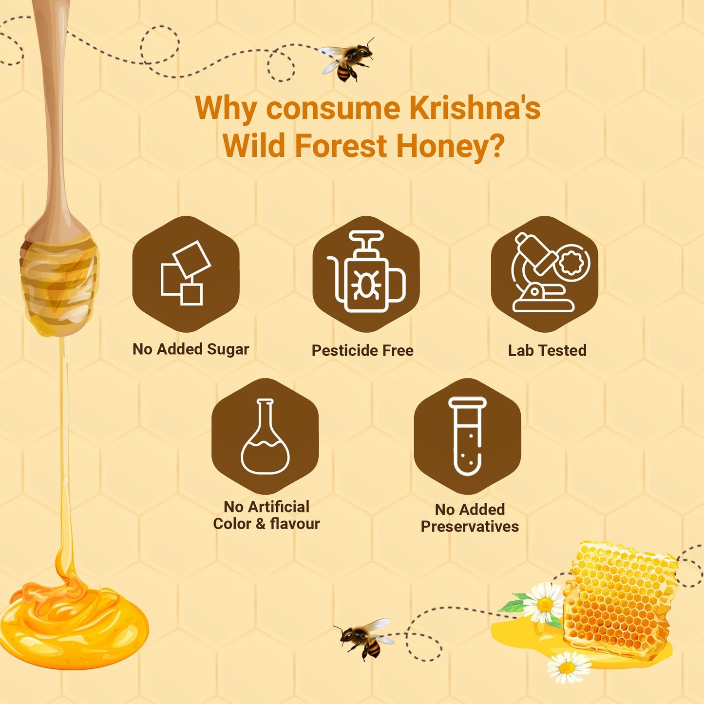 Krishna'S Herbal & Ayurveda Pure Wild Forest Honey