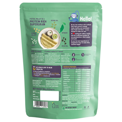 Slurrp Farm Spinach And Beetroot Millet Dosa Mix Combo