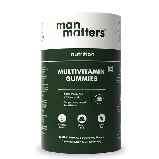 Man Matters Multivitamin Gummies For Men - Strawberry Flavor - Distacart