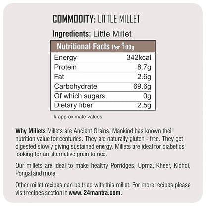 24 Mantra Organic Little Millet - diocart
