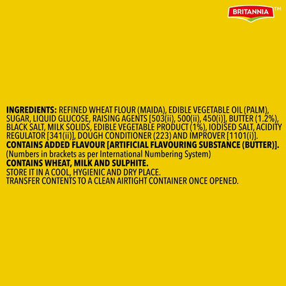 Britannia 50-50 Maska Chaska ingredients