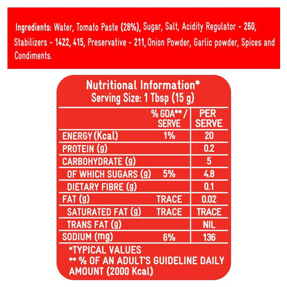 Kissan Fresh Tomato Ketchup