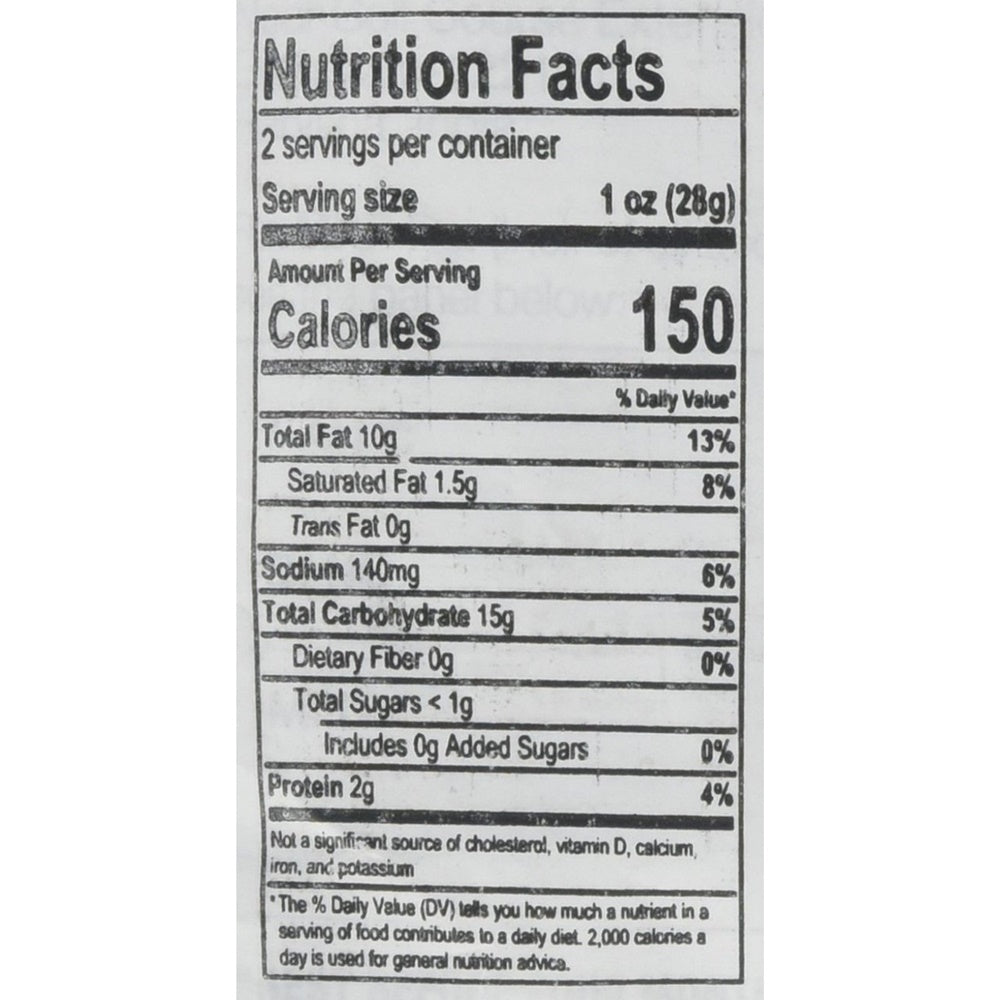 Lays Potato Chips India's Magic Masala Nutrition facts