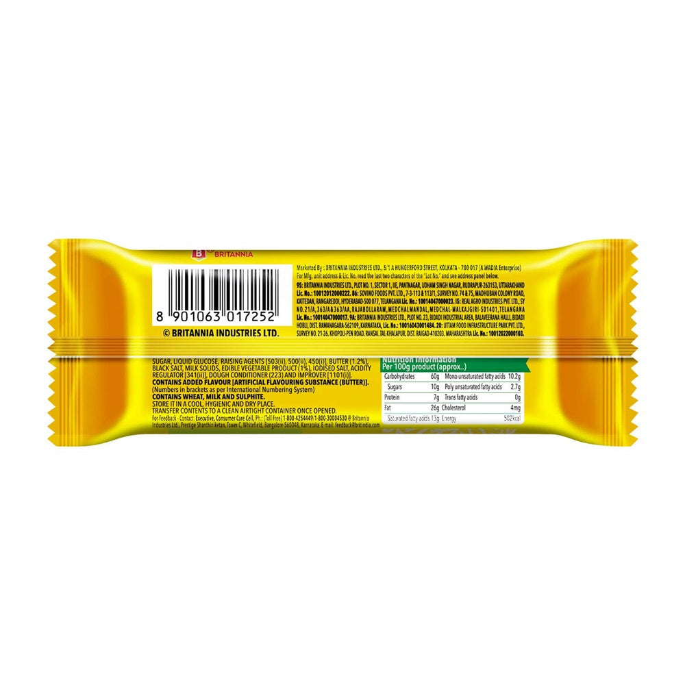 Britannia 50-50 Maska Chaska nutrition facts