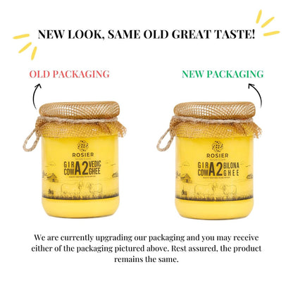 Rosier A2 Gir Cow Bilona Ghee | Traditional Bilona Method A2 Cow Ghee