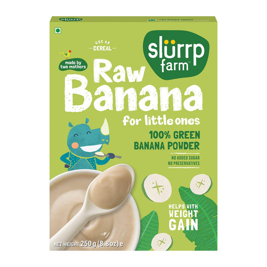 Slurrp Farm Raw Banana Powder Cereal from Kerala For Little Ones - Distacart