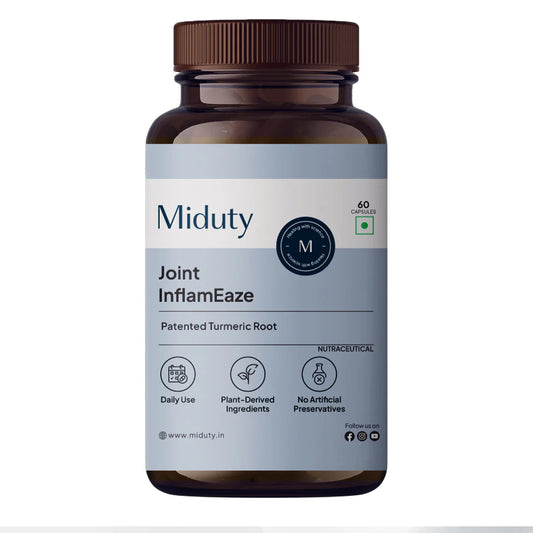 Miduty by Palak Notes Joint InflamEaze Capsules (Formerly Joint Pain Relief) - Distacart
