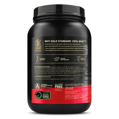 Optimum Nutrition Gold Standard 100% Whey (Double Rich Chocolate) 907gm & Creatine 100gm