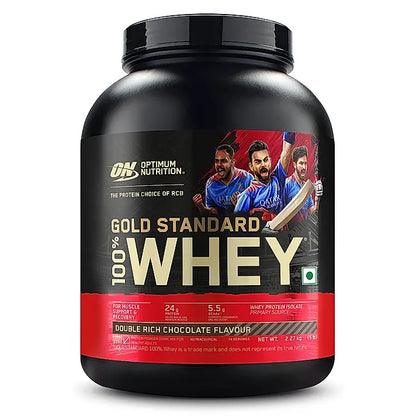 Optimum Nutrition Gold Standard 100% Whey Protein Powder (Double Rich Chocolate)-2.27 kg