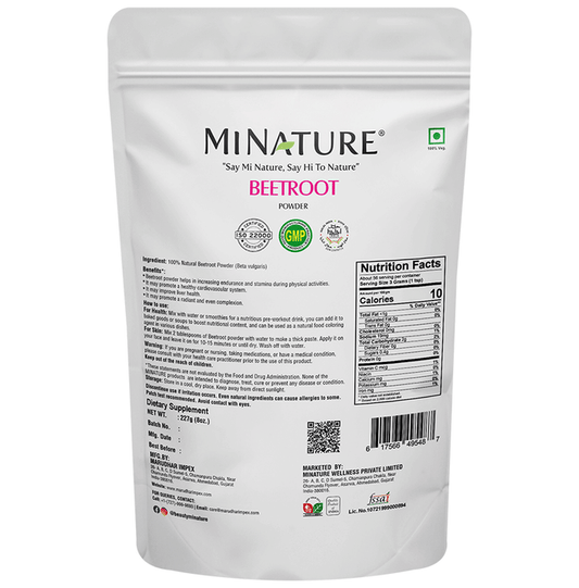 Minature Beetroot Spray Dried Powder