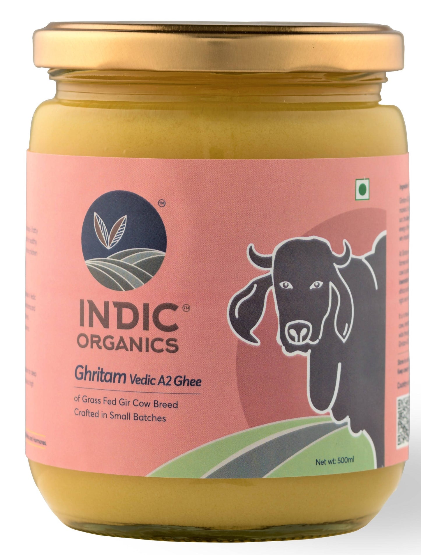 Indic Organics Gir Cow's A2 Ghee | Desi Gir Cow Ghee | Premium and Organic Desi Ghee
