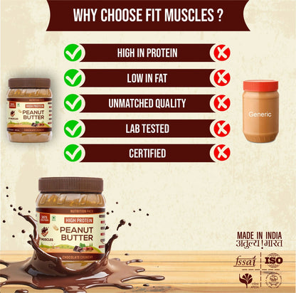 Fit Muscles High Protein Peanut Butter Chocolate Crunchy
