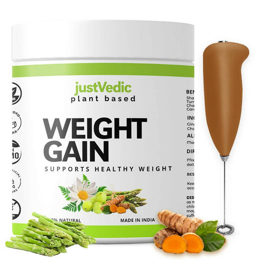 Just Vedic Weight Gain Drink Mix - diocart