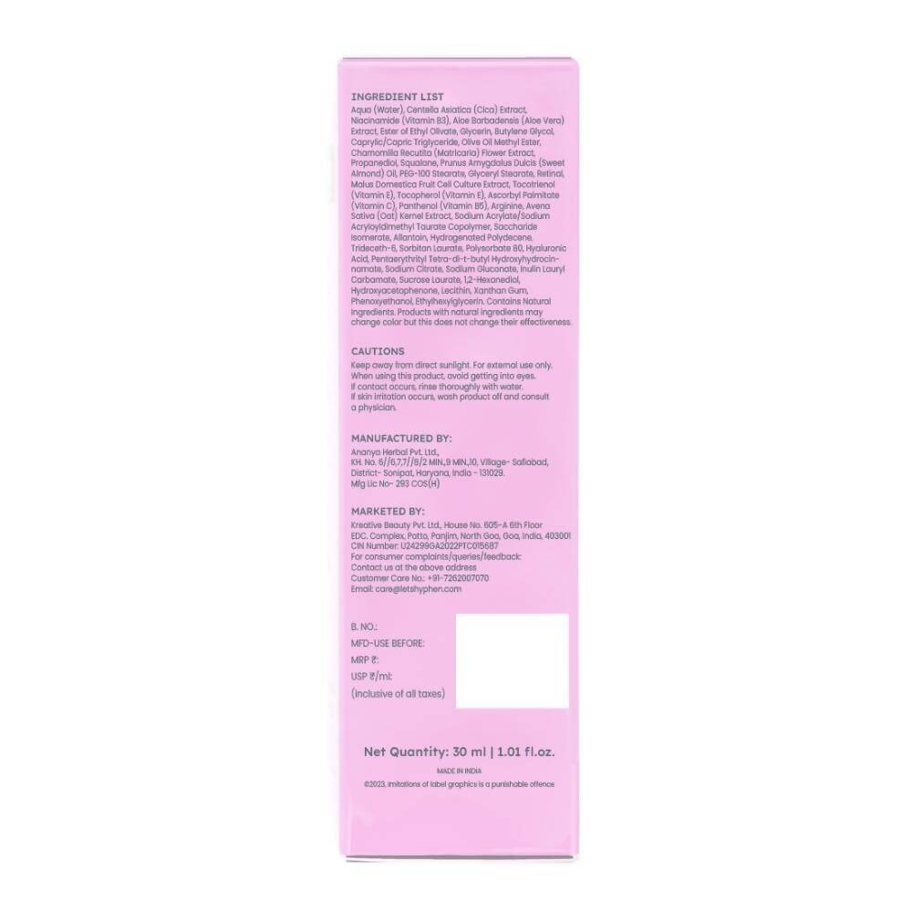 Hyphen By Kriti Sanon 0.1% Retinal Reset Serum Pro Anti Ageing Face Serum, Reduces Fine Lines & Wrinkles, Boosts Collagen