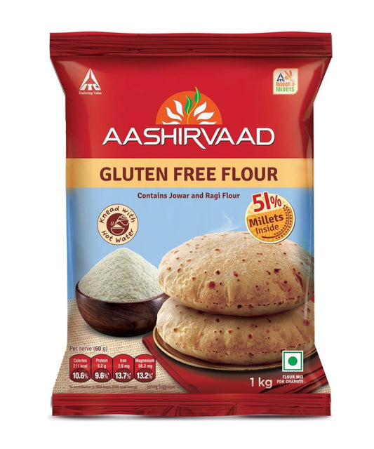 Aashirvaad Nature's Super Foods Gluten Free Flour With Ancient Grains, Nutrient Rich Whole Wheat Multigrain Atta