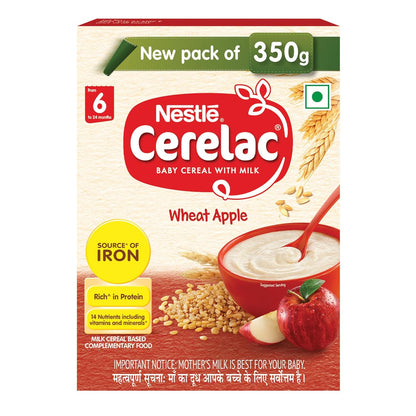 Nestle Cerelac Baby Cereal With Milk - Wheat Apple
