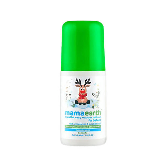 Mamaearth Baby Breathe Easy Vapour Roll-On For Relieves Congestion & Promotes Easy Breathing