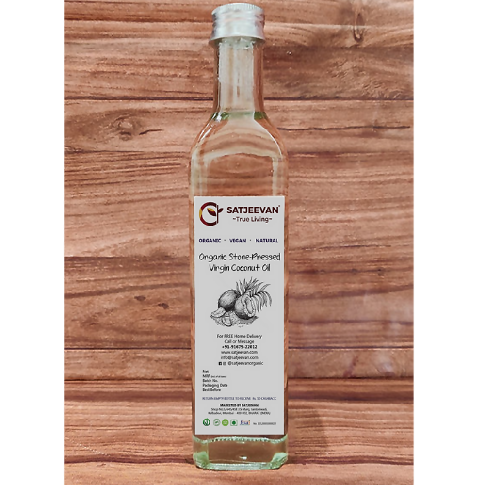 Satjeevan Organic Stone-Pressed Virgin Coconut Oil