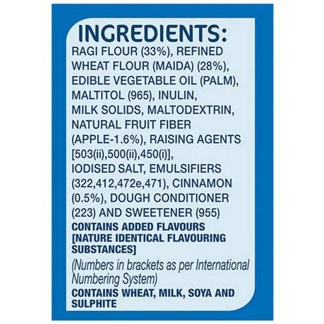 Britannia Nutri Choice Essentials Ragi Cookies - No Added Sugar - Distacart