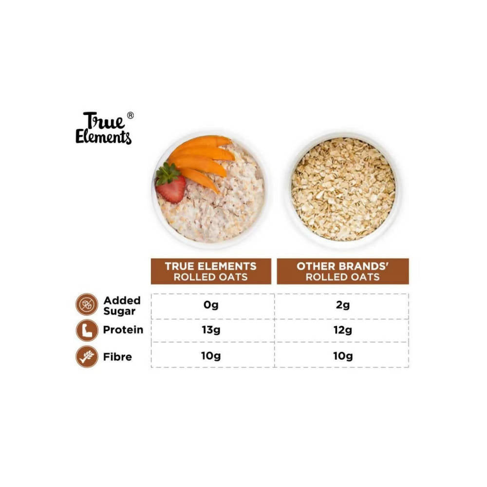 True Elements Rolled Oats Gluten Free