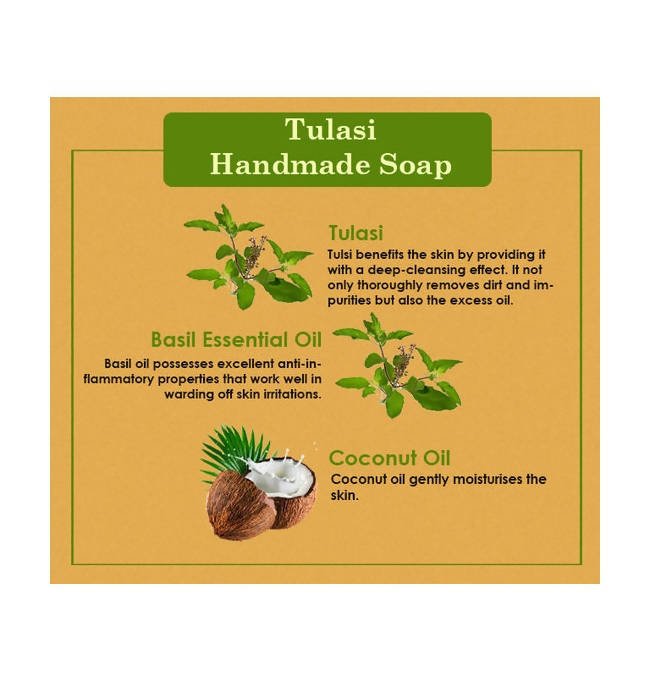 Ancient Living Tulasi Handmade Soap - diocart