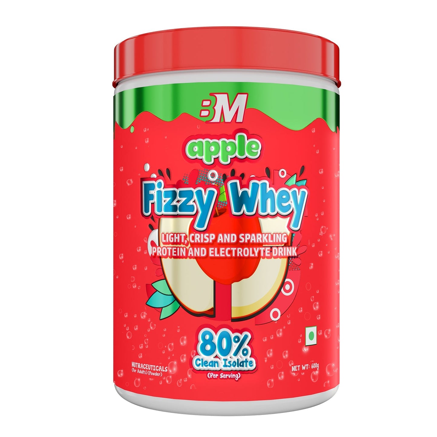 Big Muscles Nutrition Fizzy Whey & Shaker Combo