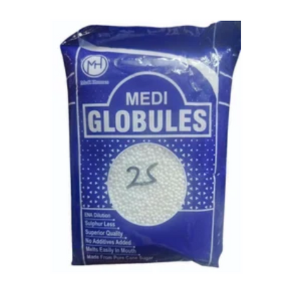 Medi Homeopathy Globules/ Blank Pellets (Size 25)