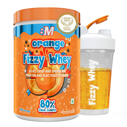 Big Muscles Nutrition Fizzy Whey & Shaker Combo