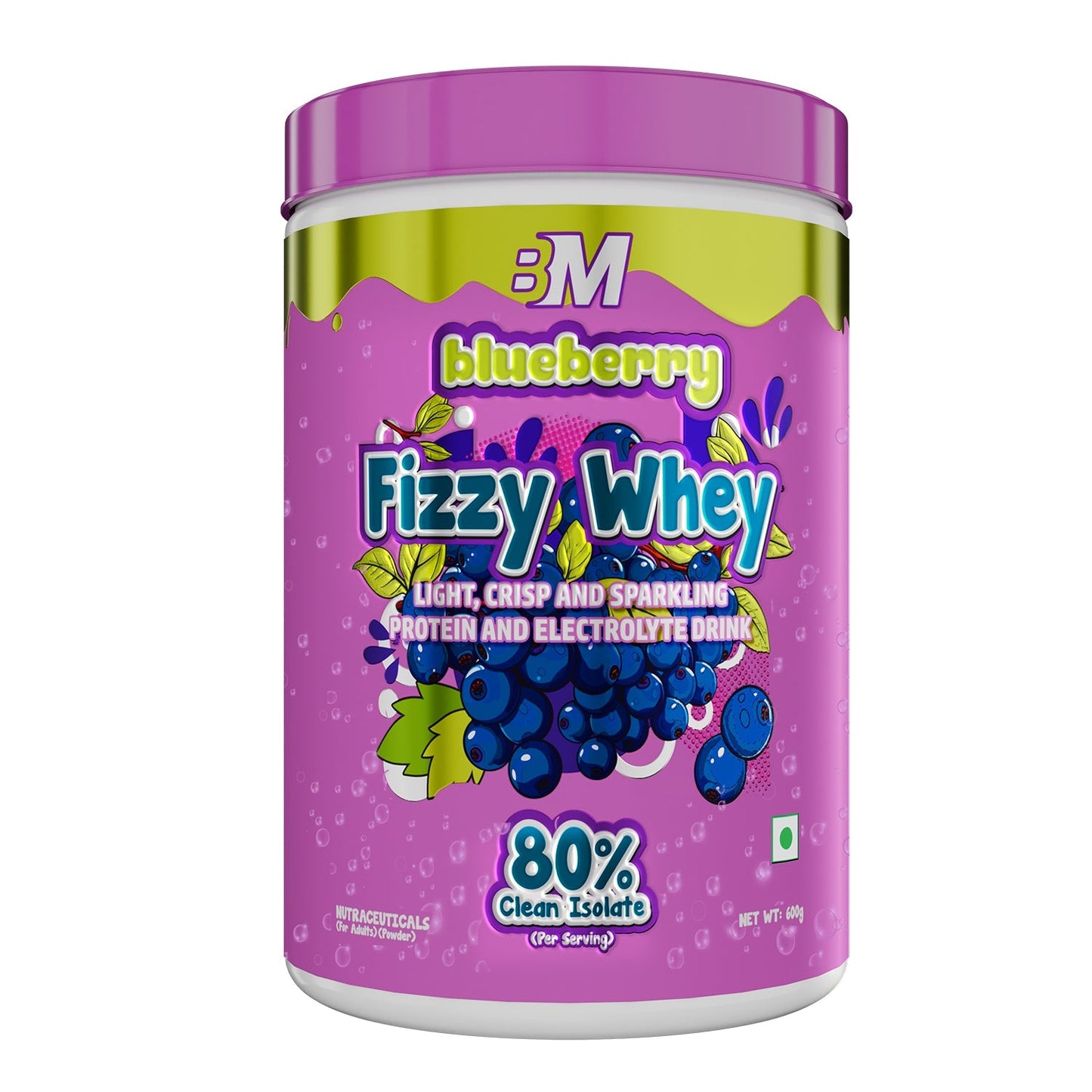 Big Muscles Nutrition Fizzy Whey & Shaker Combo