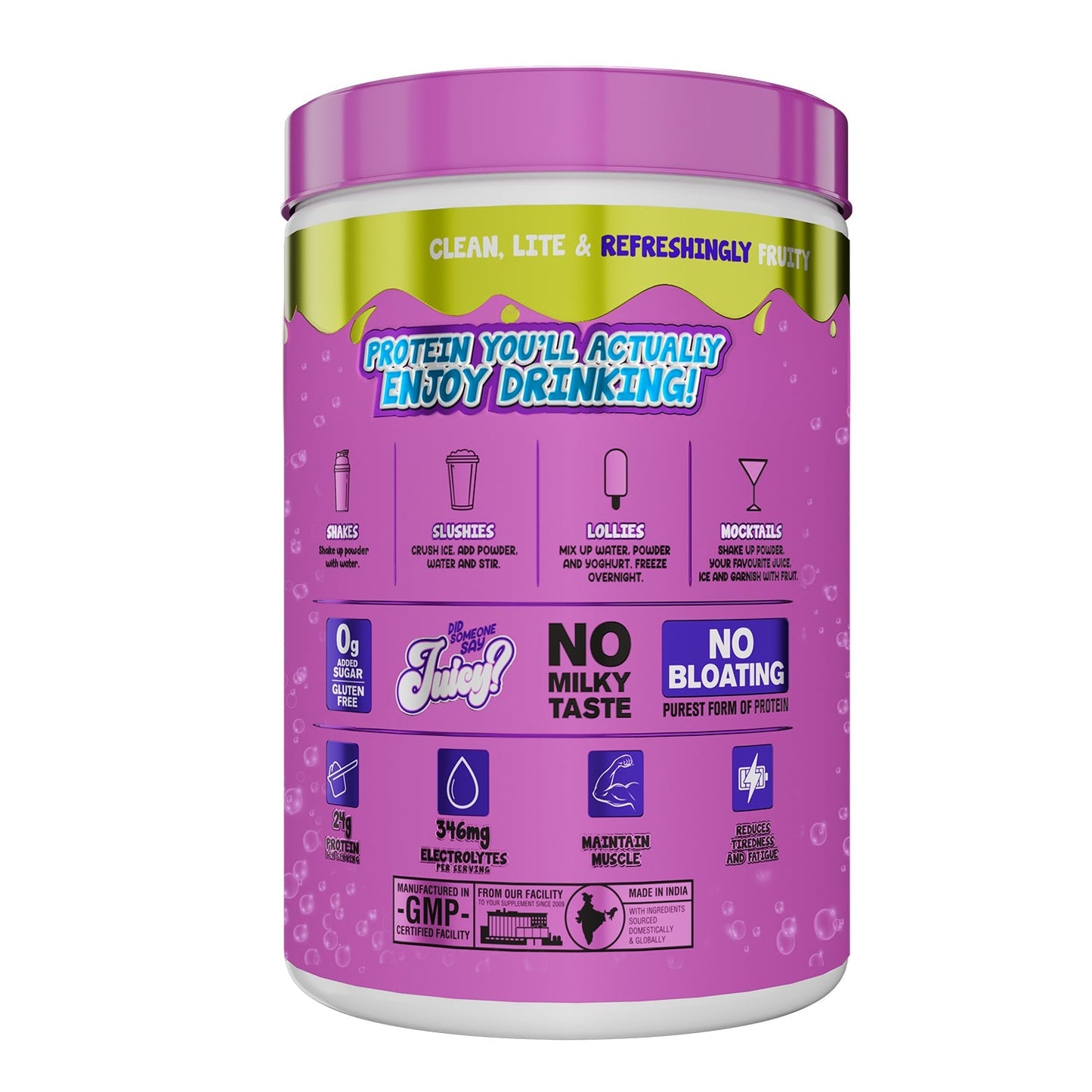 Big Muscles Nutrition Fizzy Whey & Shaker Combo