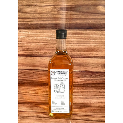 Satjeevan Organic Cold-Pressed Virgin Olive Oil