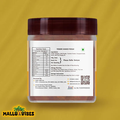 Mallu Vibes Home Made Tender Mango Pickle - Distacart