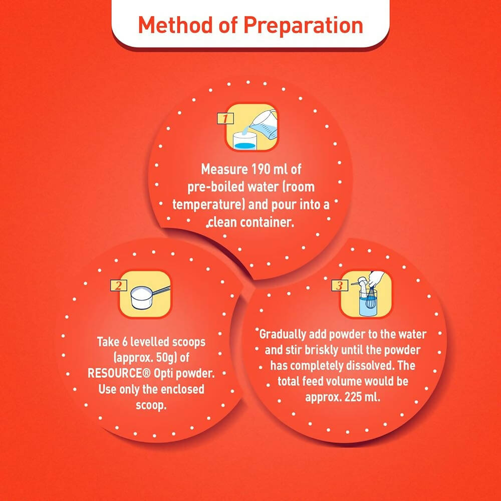 Nestle Resource Opti Protein Powder - Vanilla Flavor - Distacart