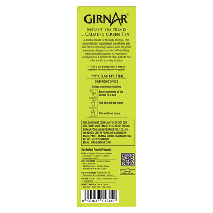 Girnar Instant Premix Calming Green Tea
