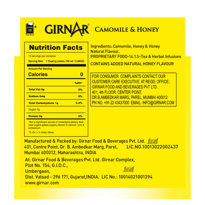 Girnar Camomile Infusion With Honey