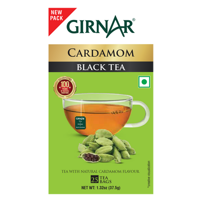 Girnar Black Tea Bags - Elaichi