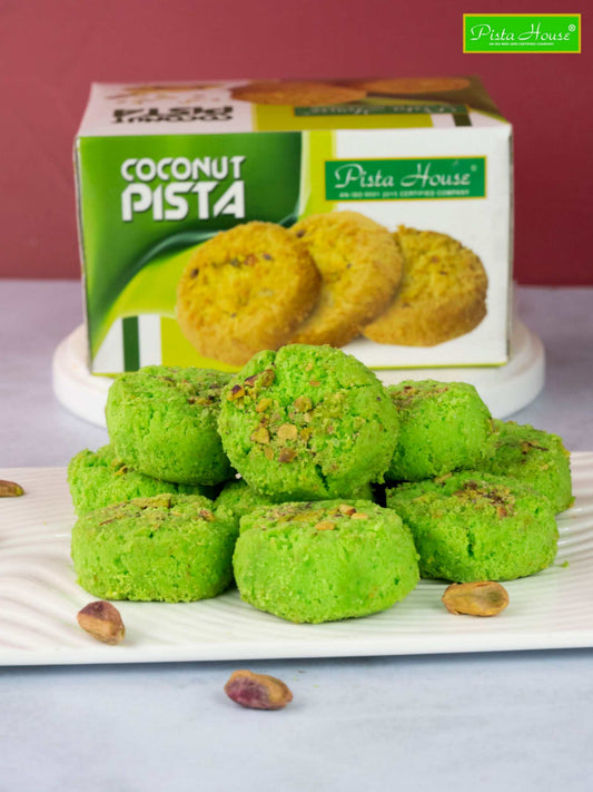Pista House Coconut Pista Biscuits