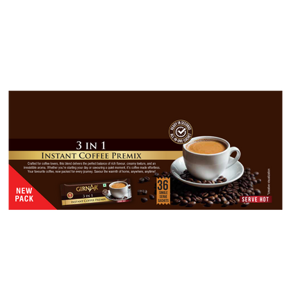 Girnar Instant Premix 3 In 1 Coffee