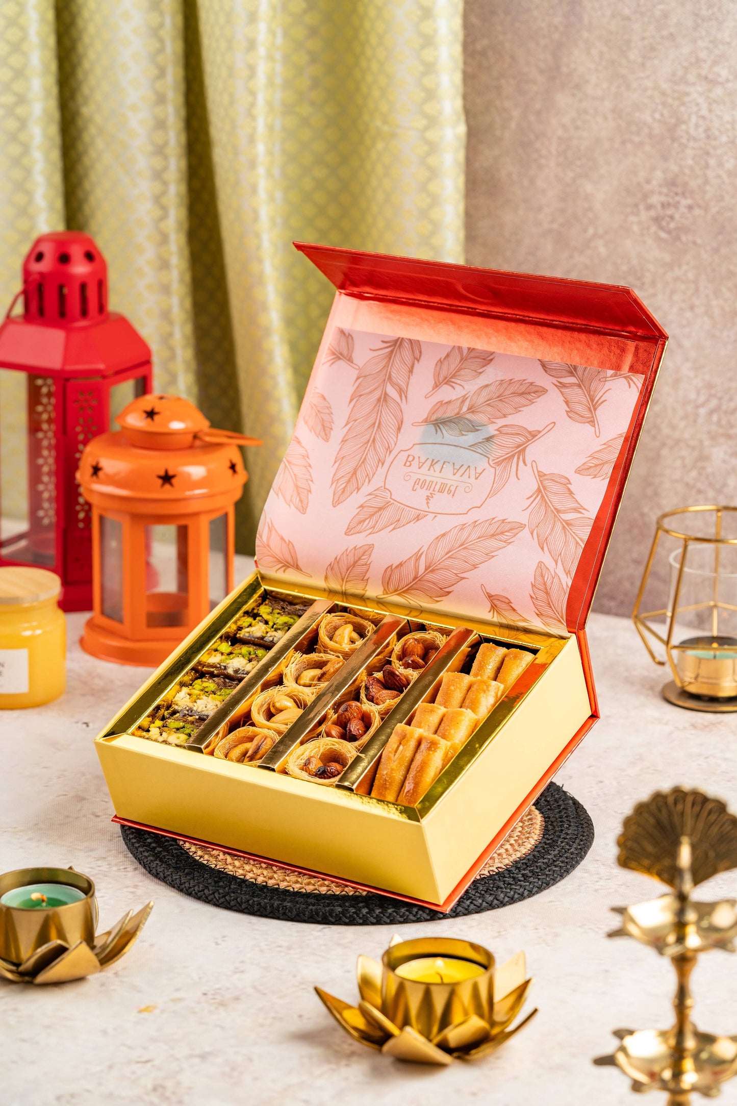 Gourmet Baklava Decadent Gift Box Of Assorted Baklava