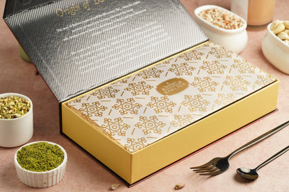 Gourmet Baklava Crescent Gift Box Of Hazelnut Nest Baklava