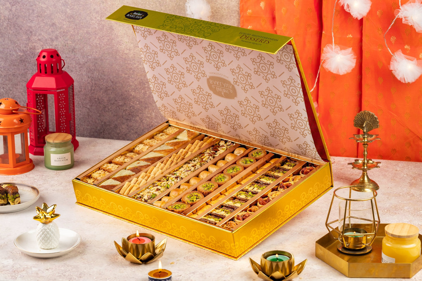 Gourmet Baklava Golden Hamper Box